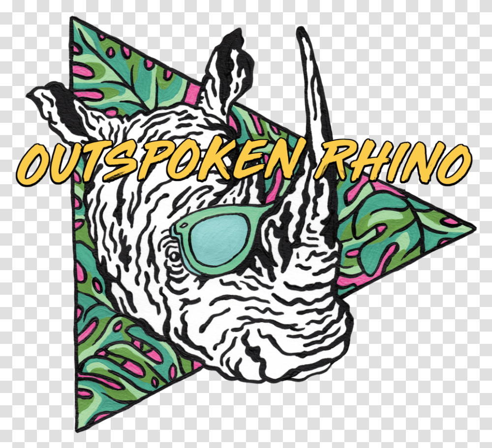 Outspoken Rhino Clip Art, Pillow, Cushion, Doodle, Drawing Transparent Png