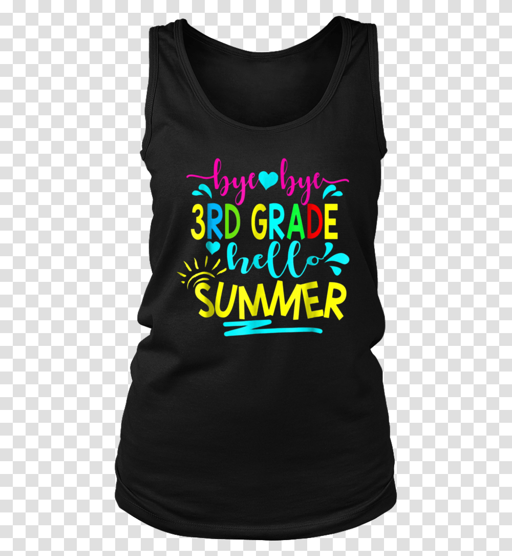 Outta 3rd Grade Hello Summer Funny Shirt For Teachers Active Tank, Sleeve, Long Sleeve, Person Transparent Png