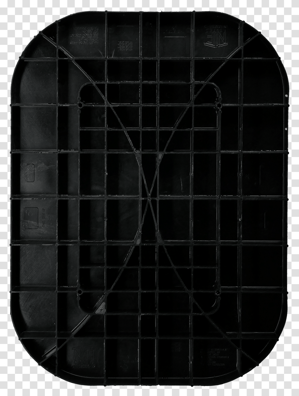 Oval Abs Pier Pad Monochrome, Window, Grille, Pattern, Furniture Transparent Png