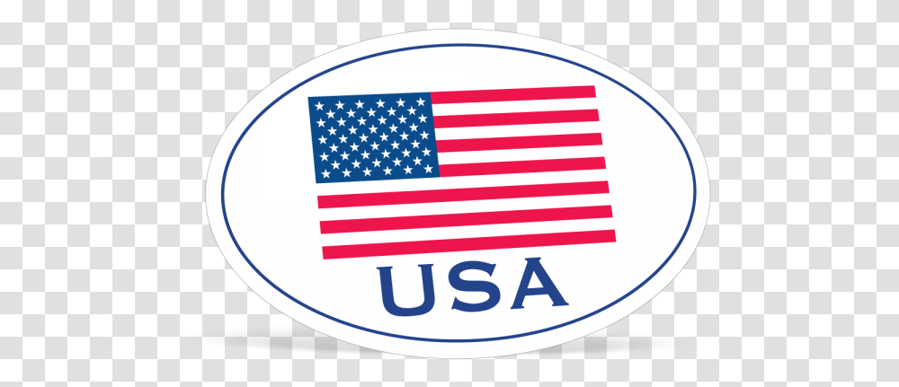 Oval American Flag Decals American Flag Vector, Label, Logo Transparent Png