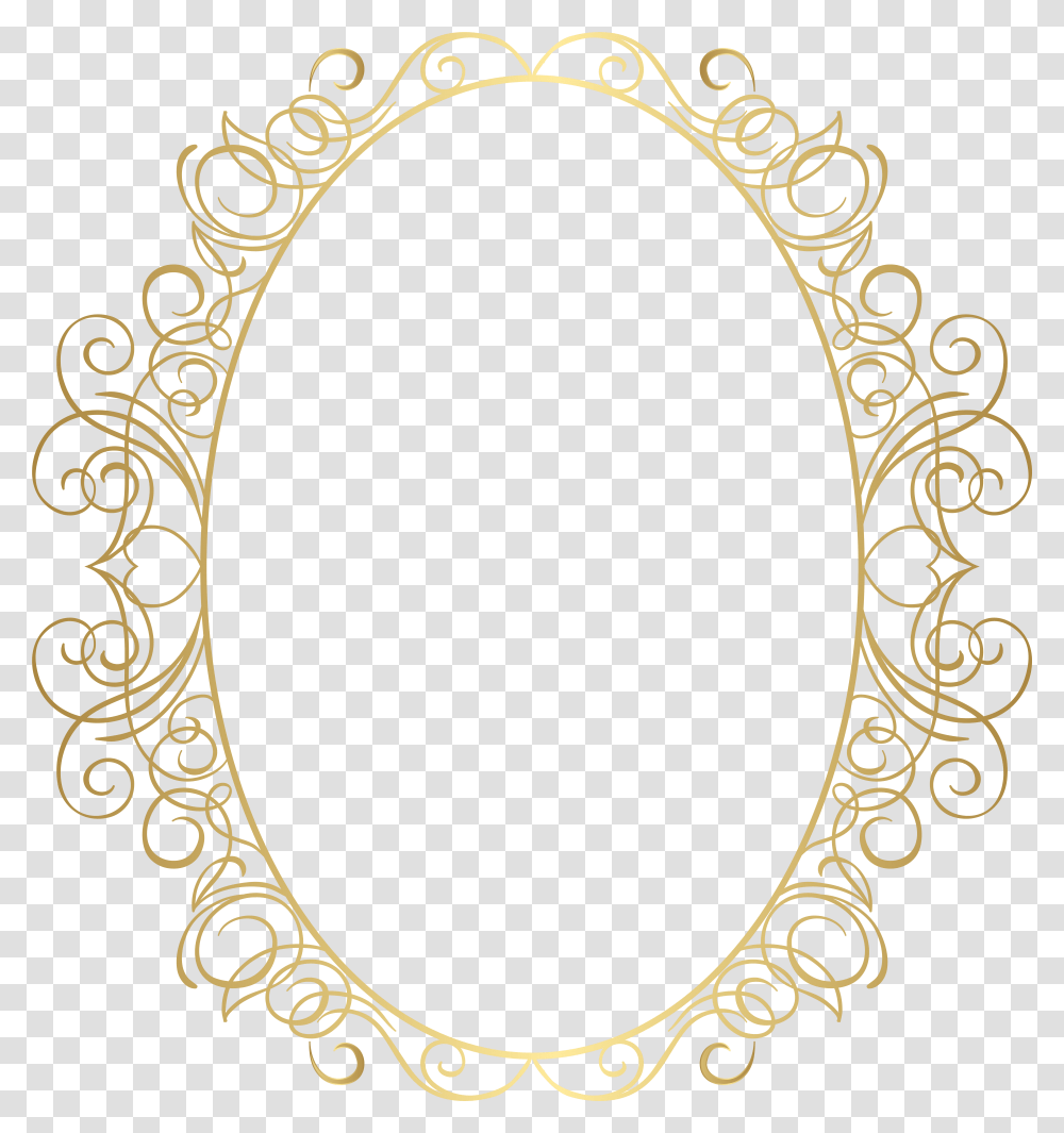 Oval Borders Clipart Transparent Png