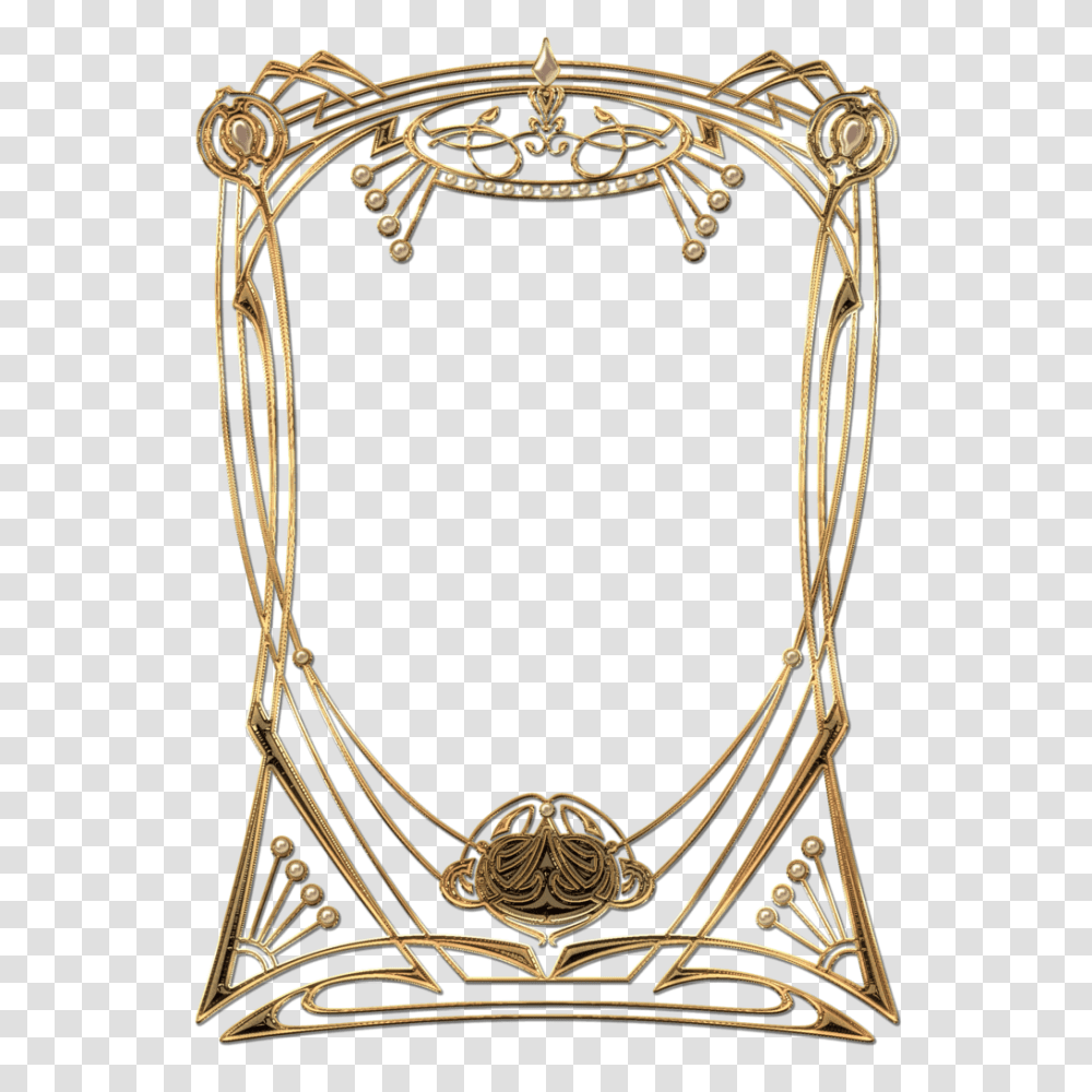 Oval Frame Art Deco Golden Frame Gold Art Deco Roaring 20s Background, Necklace, Jewelry, Accessories, Accessory Transparent Png
