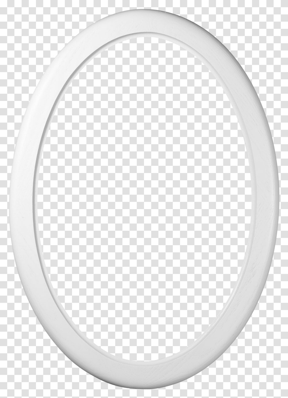 Oval Frame Bangle, Horseshoe, Platinum Transparent Png