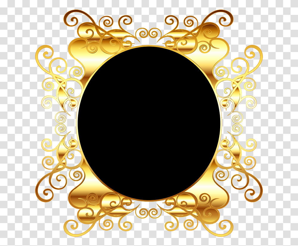 Oval Gold Frame Gold Oval Frame, Graphics, Art, Floral Design, Pattern Transparent Png