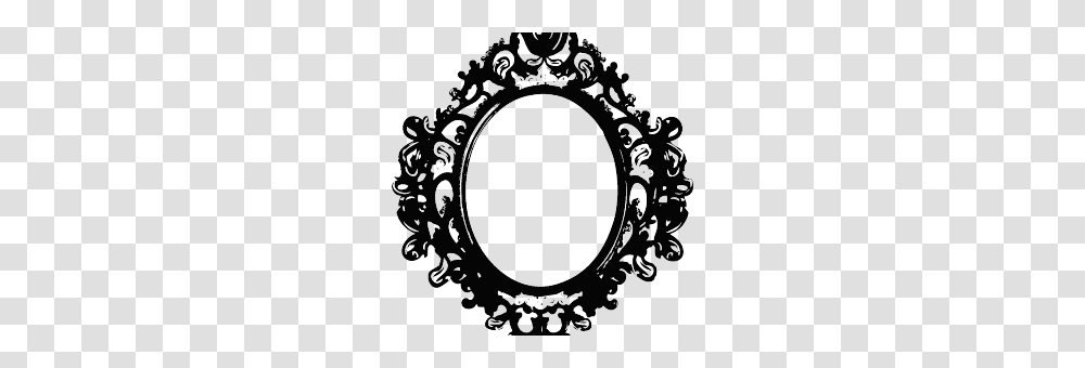 Oval Mirror Clipart, Gate, Green Transparent Png