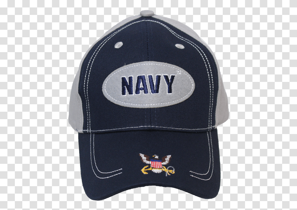 Oval Navy Logo Cap For Baseball, Clothing, Apparel, Baseball Cap, Hat Transparent Png