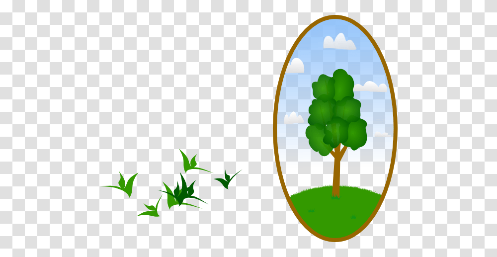 Oval Tree Landscape Clipart For Web, Egg, Food, Plant, Easter Egg Transparent Png
