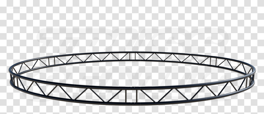 Oval Truss Circle Circle, Building, Bridge, Handrail, Banister Transparent Png