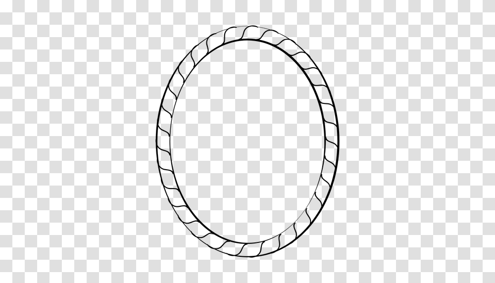 Oval Wavy Lines Frame, Gray, World Of Warcraft Transparent Png