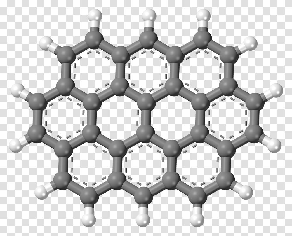 Ovalene 3d Ball Benzo A Antracene, Chandelier, Lamp, Honeycomb, Food Transparent Png