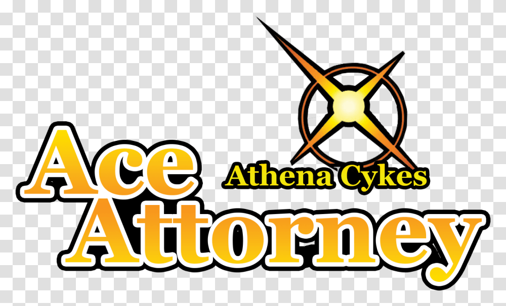 Over Athena Cykes Ace Attorney Games, Symbol, Text, Star Symbol, Logo Transparent Png