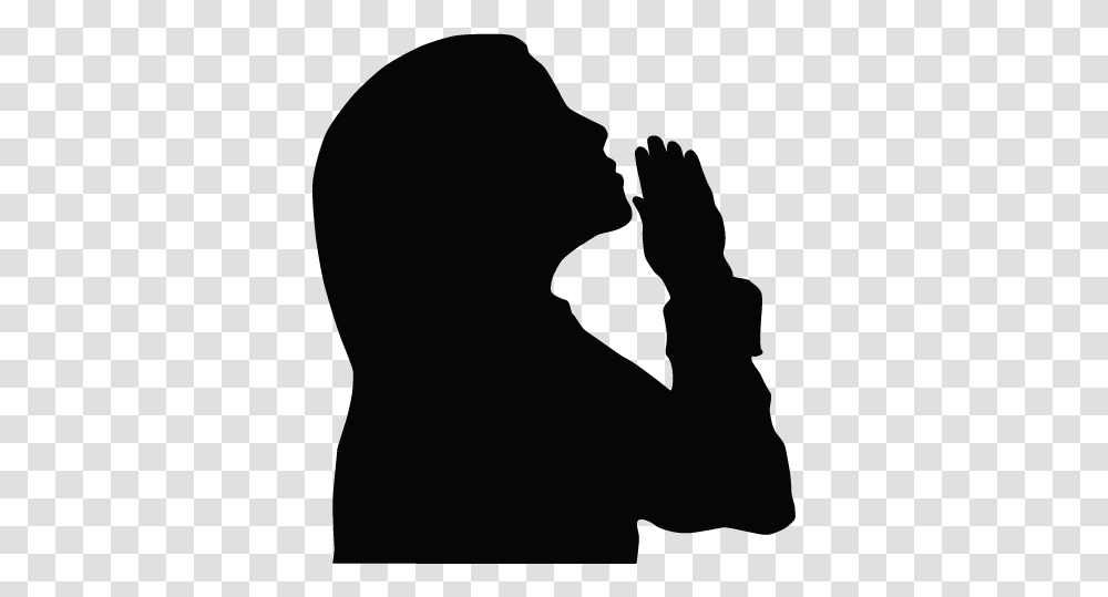 Over Girl Praying Clipart Cliparts Girl Praying, Silhouette, Person, Human, Kneeling Transparent Png