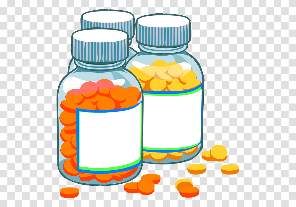 Over The Counter Medicines Are Those Which One Can Buy Without, Medication, Pill, Jar, Food Transparent Png