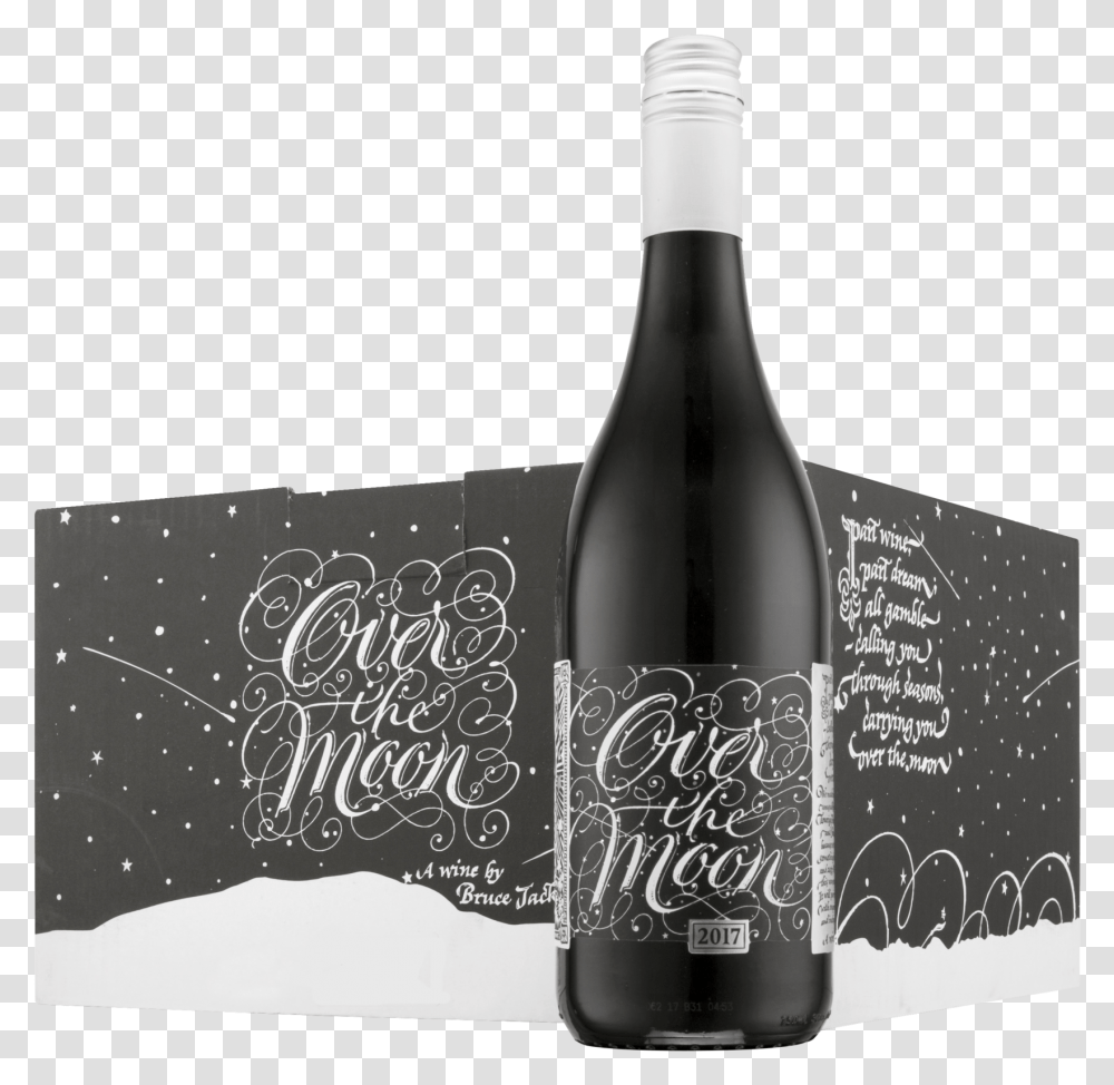 Over The Moon Unfettered Red Case Wine Bottle, Alcohol, Beverage, Drink, Red Wine Transparent Png