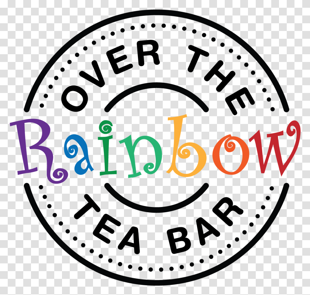 Over The Rainbow Tea Bar Armarinho, Label, Alphabet, Number Transparent Png
