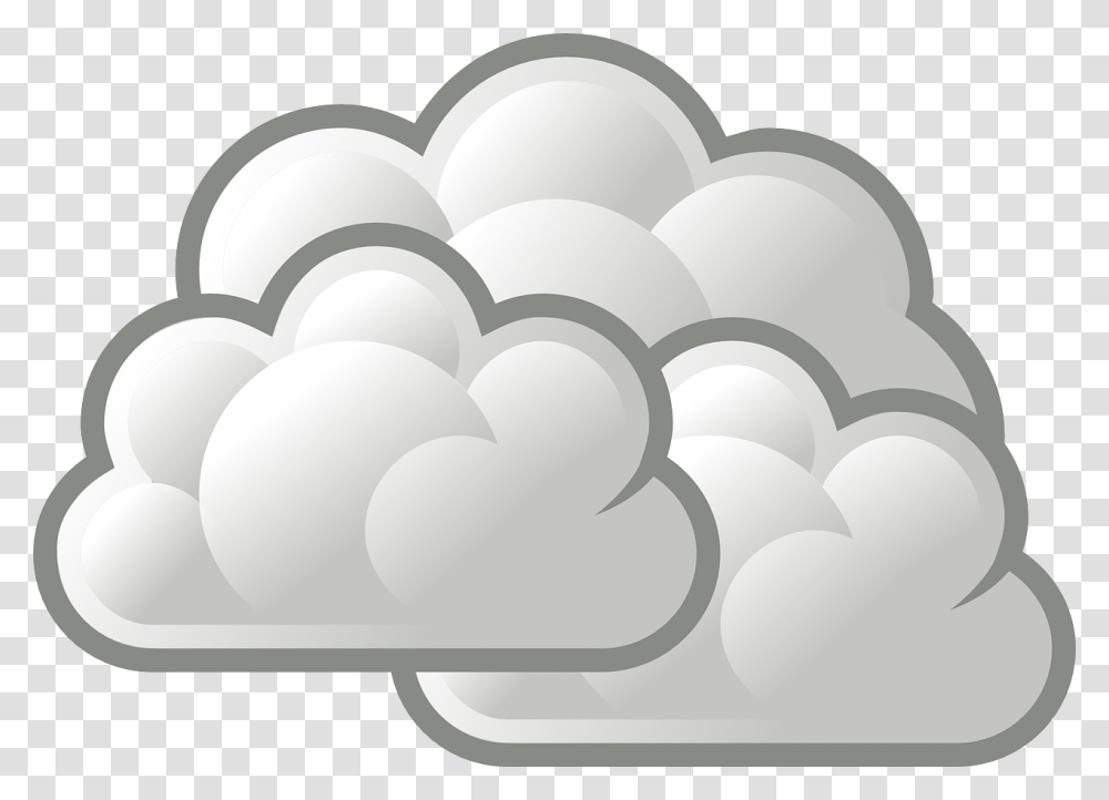 Overcast Weather Clipart Cloudy, Nature, Outdoors, Graphics, Text Transparent Png