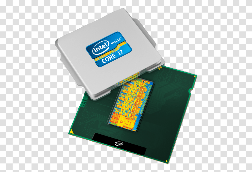 Overclocked Intel I7 5960x Intel Core, Electronic Chip, Hardware, Electronics, Box Transparent Png