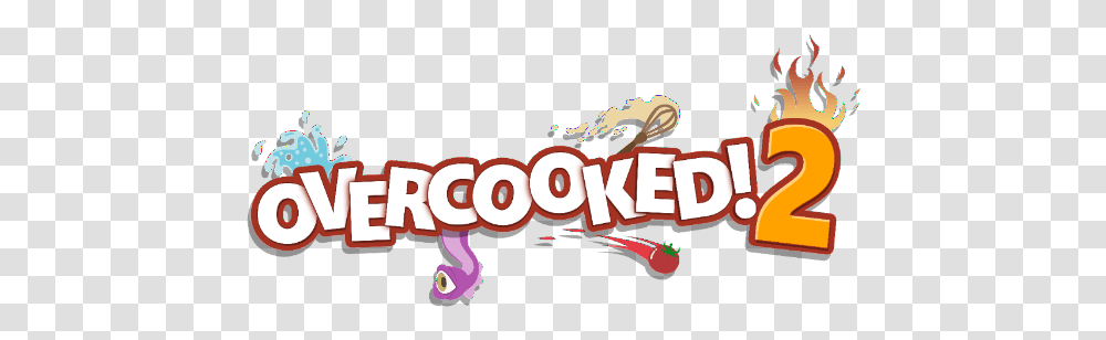 Overcooked 2 Is Gearing Up To Create A Kitchen Storm Overcooked 2 Logo, Text, Animal, Reptile, Poster Transparent Png