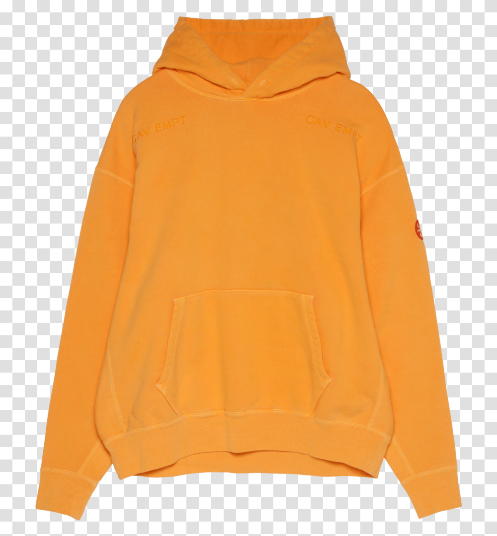 Overdye Wire Mesh Heavy Hoody Orange Hoodie, Apparel, Sweatshirt, Sweater Transparent Png