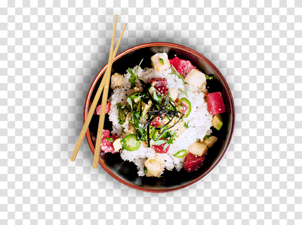Overhead Mexican Bowl Crave American Kitchen Sushi Bar, Plant, Dish, Meal, Food Transparent Png