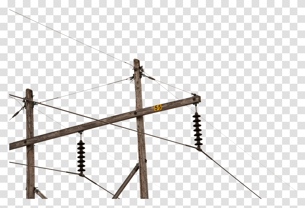 Overhead Power Line Clipart Electrical Network, Utility Pole, Cable, Electric Transmission Tower, Power Lines Transparent Png