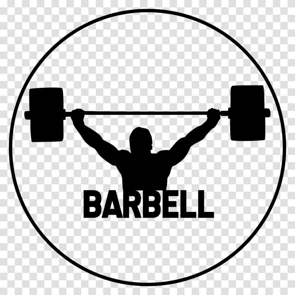 Overhead Squat Download Clipart Guy Lifting Barbell, Person, Human, Tool, Stencil Transparent Png