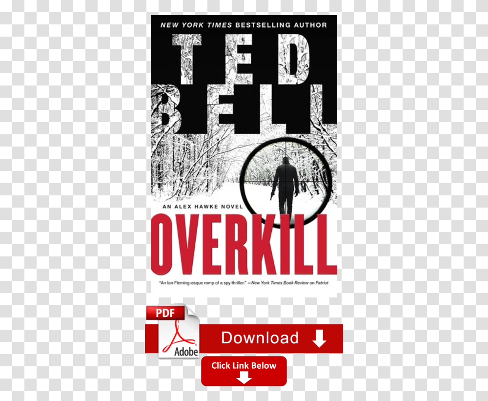 Overkill Ted Bell, Person, Human, Poster, Advertisement Transparent Png