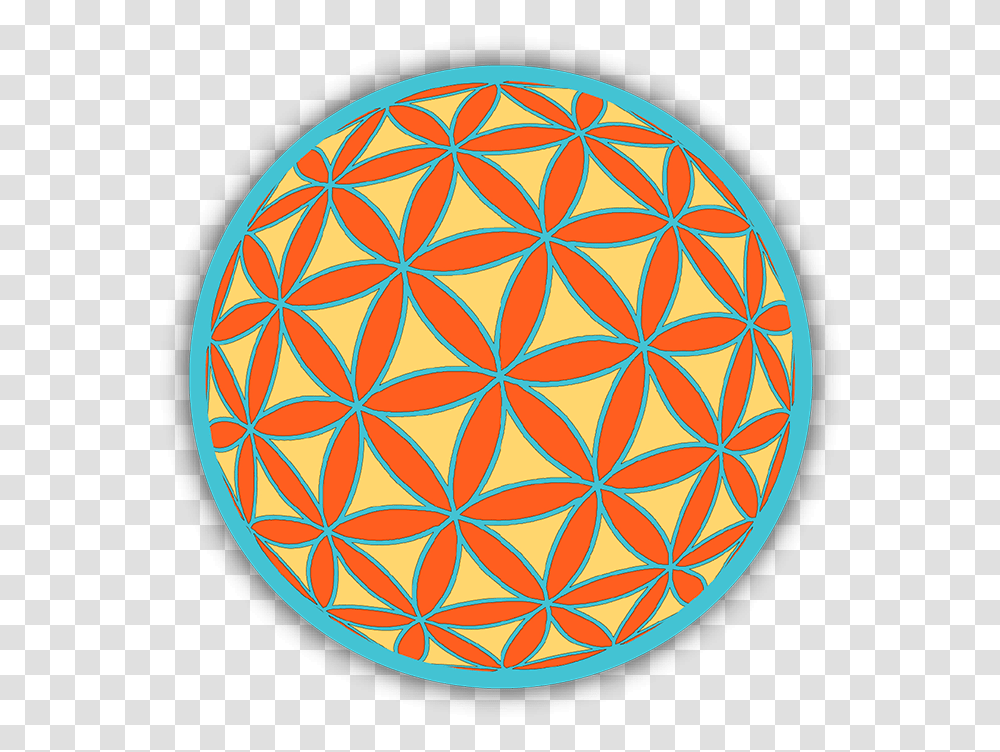 Overlapping Circles Grid, Pattern, Ornament, Fractal, Rug Transparent Png