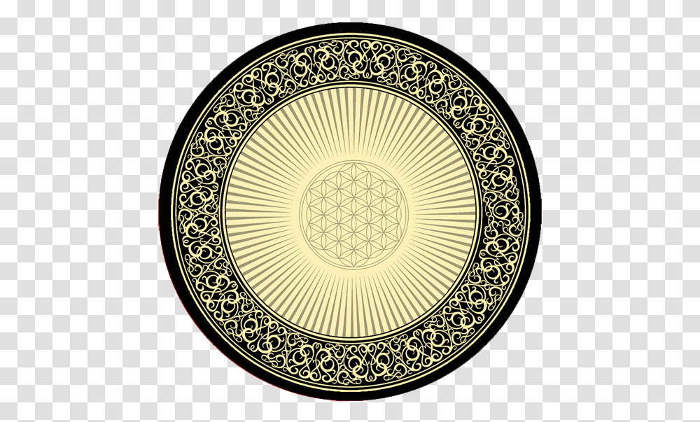 Overlapping Circles Grid, Rug, Porcelain, Pottery Transparent Png