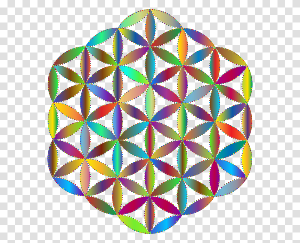 Overlapping Circles Grid Sacred Geometry Symbol Ornament Free, Pattern, Rug, Fractal Transparent Png