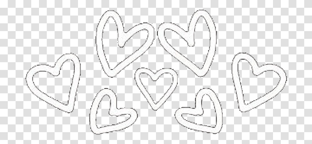 Overlay And Edit Image Heart, Stencil, Recycling Symbol, Label Transparent Png