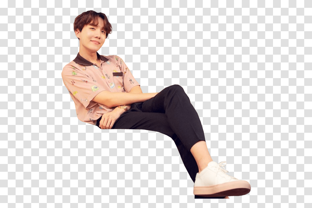 Overlay And Theme Image Bts Sitting, Apparel, Person, Human Transparent Png