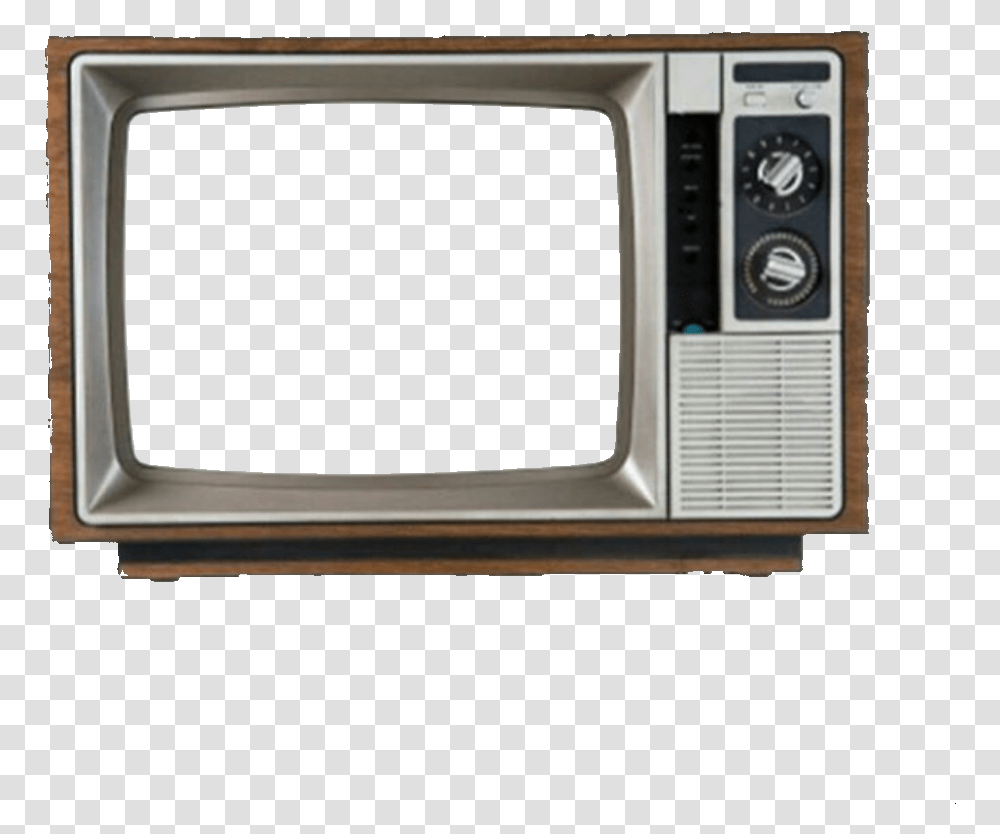 Overlay And Tv Image Old Television, Monitor, Screen, Electronics, Display Transparent Png