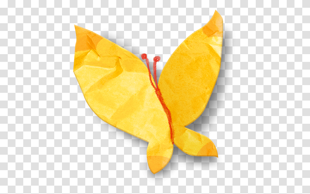 Overlay Cute Kawaii Paper Linecamera Line Yellow Butterfly Paper, Plant, Peel, Leaf Transparent Png