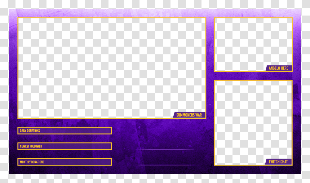 Overlay For Twitch, Monitor, Screen, Purple Transparent Png