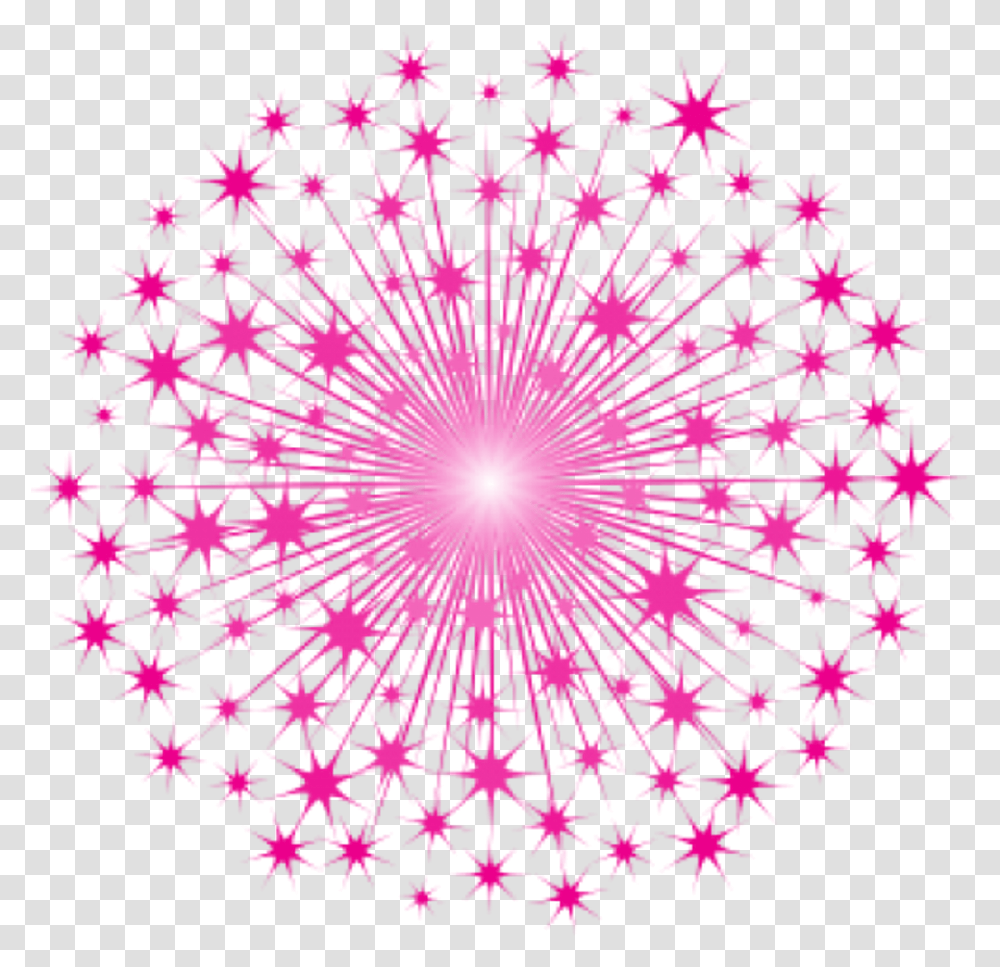 Overlay Fuscia Sparkle Starburst Pink Background, Purple, Light, Rug, Pattern Transparent Png