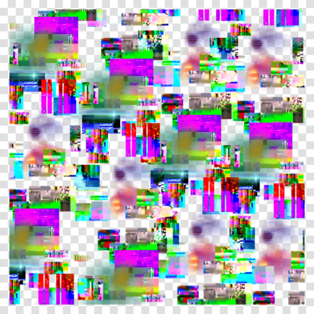 Overlay Glitch Effect, Collage, Poster Transparent Png