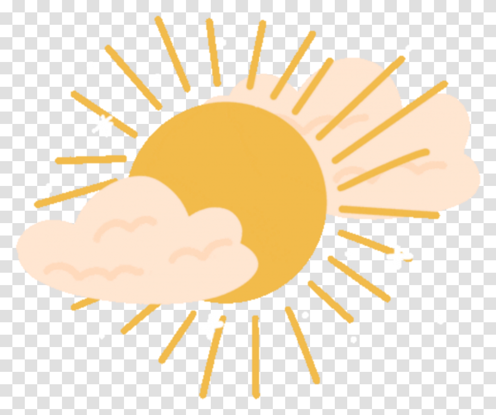 Overlay Sunshine Sun Clouds Happy Sunny Gladdest Stickers, Food, Plant, Outdoors, Nature Transparent Png