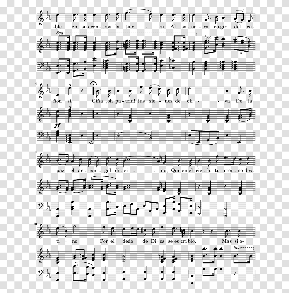Override Score Sheet Music Nobody Knows The Trouble I've Seen For Transparent Png