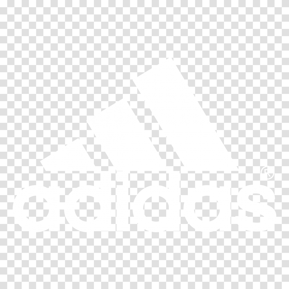 Overview Adidas Logo White, Symbol, Trademark, Text Transparent Png