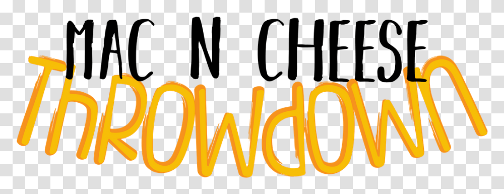 Overview The Mac 'n Cheese Throwdown Vertical, Word, Text, Label, Alphabet Transparent Png