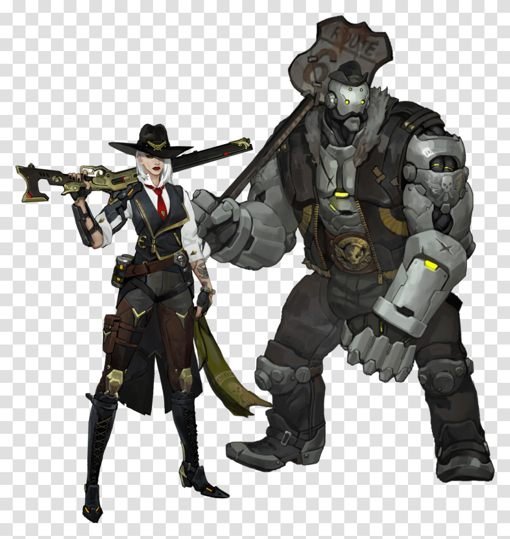Overwatch Ashe Concept Skins, Person, Toy, Costume Transparent Png