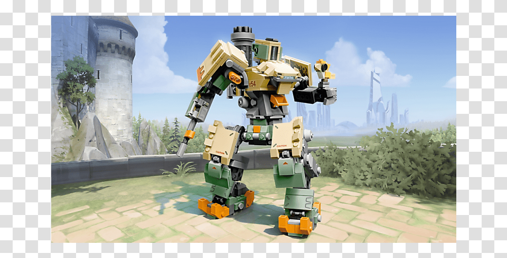 Overwatch Bastion Action Figure, Toy, Robot, Minecraft Transparent Png