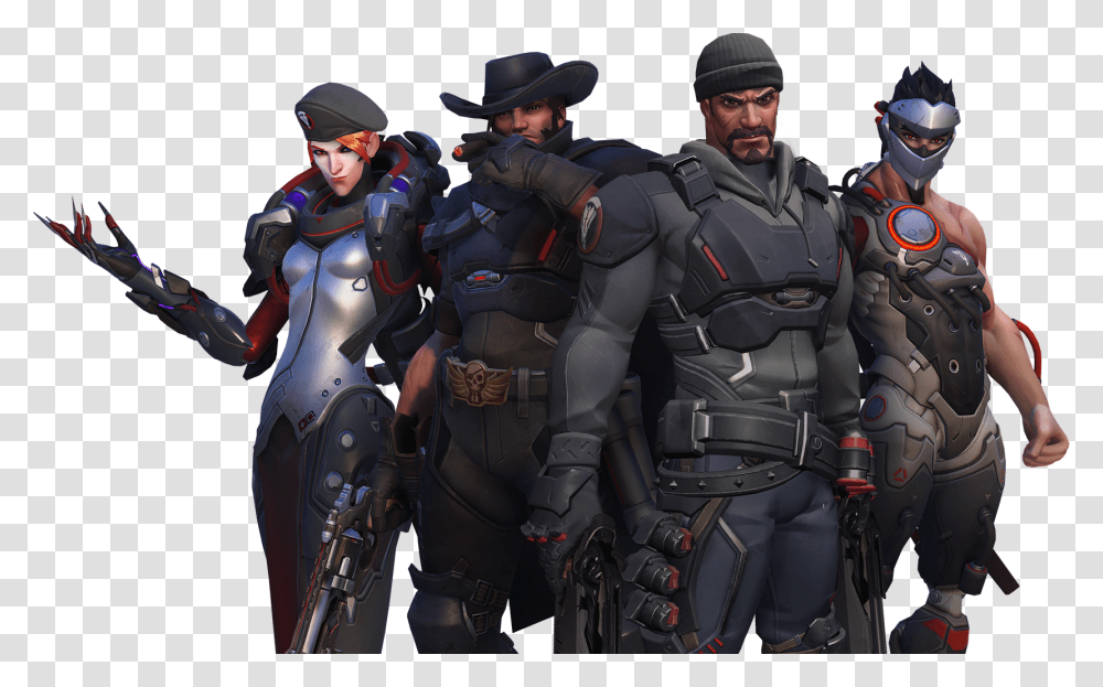 Overwatch Blackwatch, Helmet, Person, Hat Transparent Png