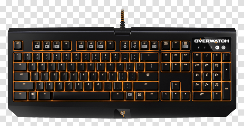 Overwatch Blackwidow Chroma Gaming Keyboard, Computer Keyboard, Computer Hardware, Electronics Transparent Png