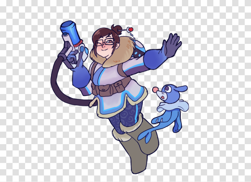 Overwatch Cartoon Fictional Character Vertebrate Hand, Person, Human, Costume, Whip Transparent Png