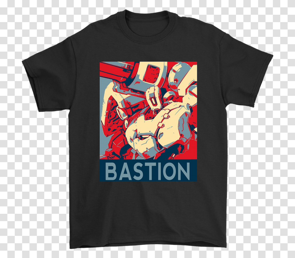 Overwatch Character Bastion Hope Poster Style Shirts World Series Baseball Shirts, Clothing, Apparel, T-Shirt, Sleeve Transparent Png