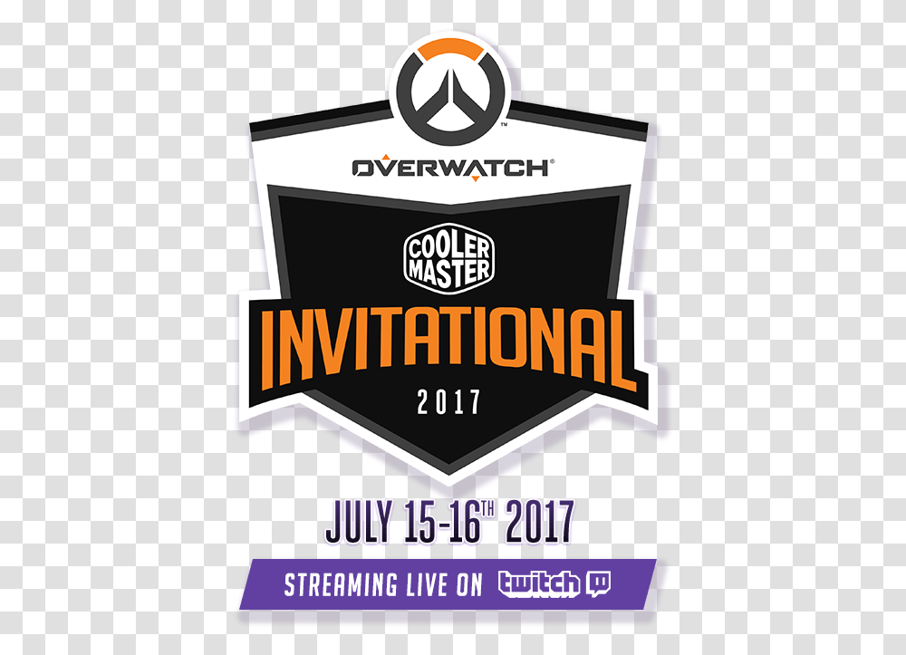 Overwatch Cooler Master Invitational Announced With Cooler Master, Label, Advertisement, Paper Transparent Png