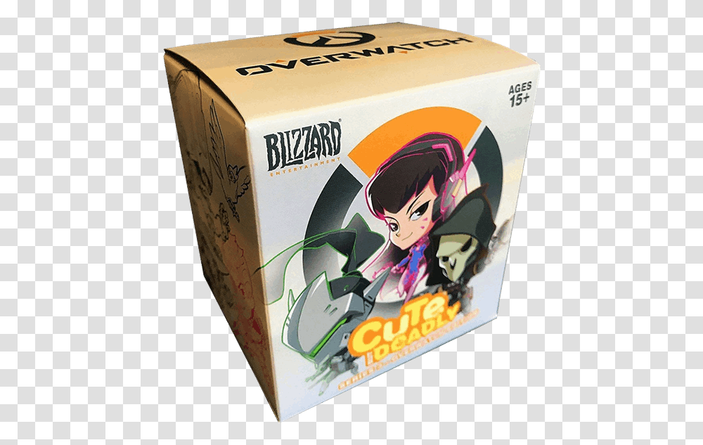 Overwatch Cute But Deadly Box, Cardboard, Carton, Person, Human Transparent Png