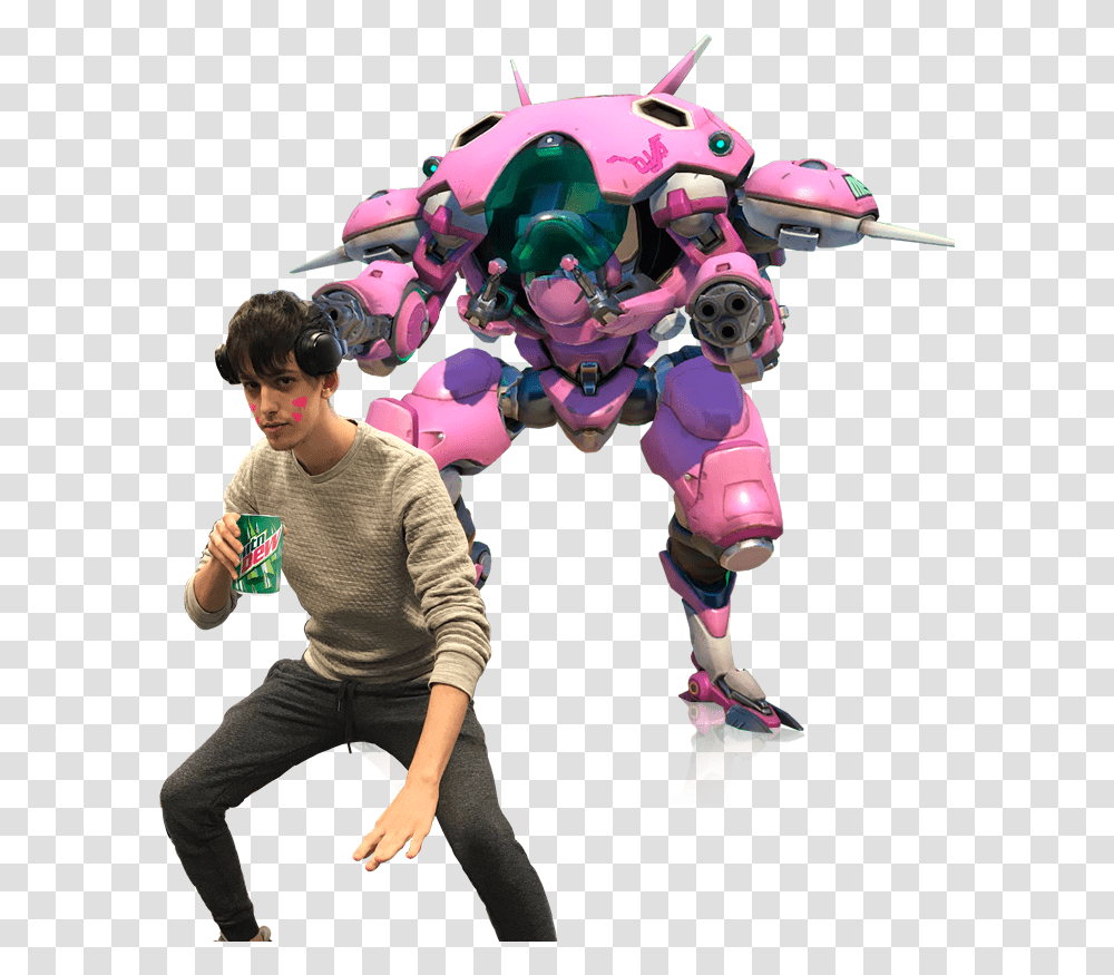 Overwatch D Va Mecha, Toy, Person, Costume, Outdoors Transparent Png
